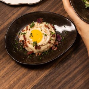 Karnemelkstampers met kwarteleitje