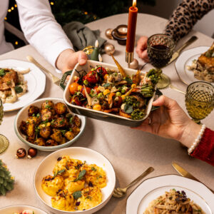 Warme groenten mix feestmenu